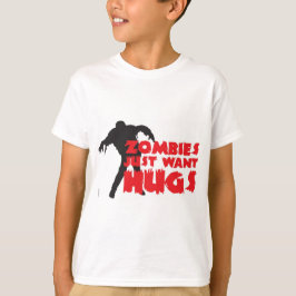 Camiseta Zombies just want hugs