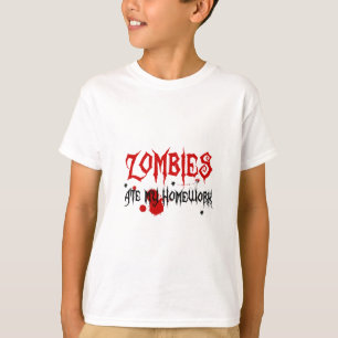 Camiseta Zombies se comieron mi casa