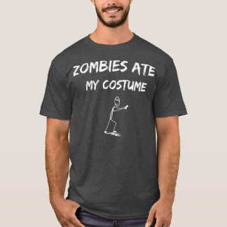 Camiseta Zombies se tragaron mi disfraz idea divertida de H