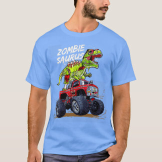 Camiseta Zombiesaurus Dinosaurrex Riding 2