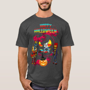 Camiseta Zombis Dabbing Topkin Fantasma Horror Feliz Hallow