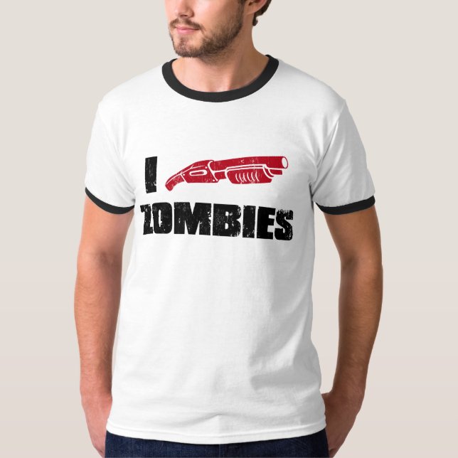 Camiseta zombis de la escopeta i (Anverso)