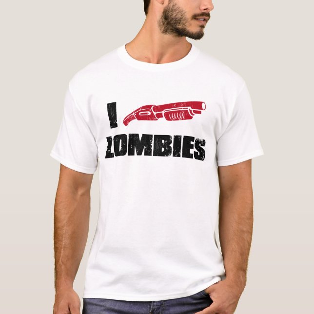 Camiseta zombis de la escopeta i (Anverso)