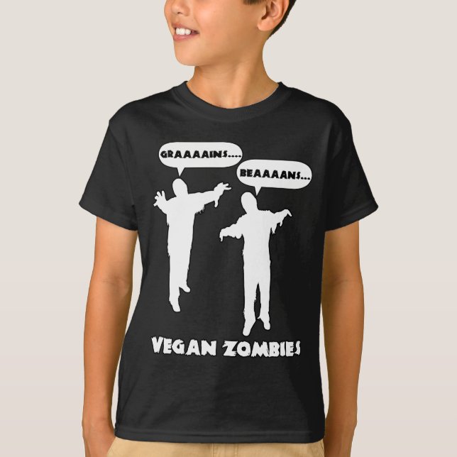 Camiseta Zombis del vegano (Anverso)