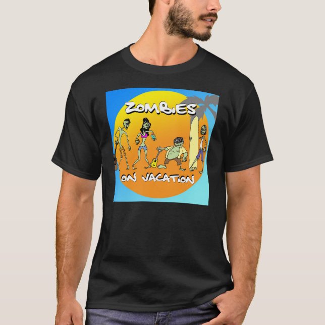 Camiseta Zombis el vacaciones (Anverso)