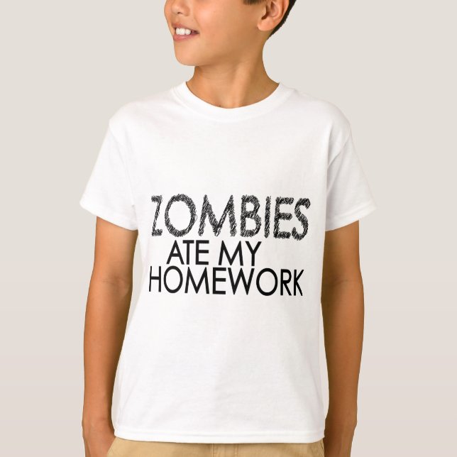 Camiseta Zombis en mi preparación (Anverso)