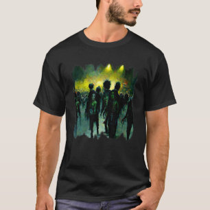 Camiseta Zombis En Un Concierto De Rock. Buen Momento Para 