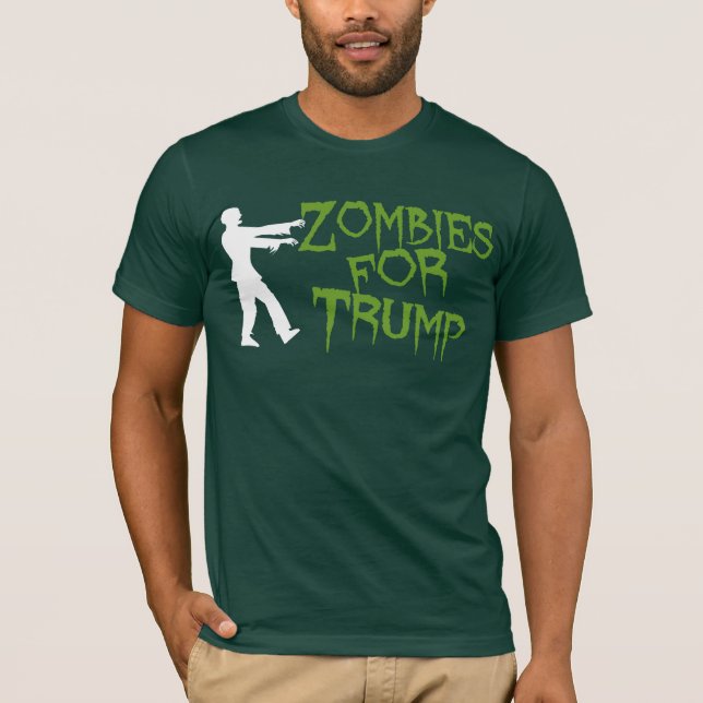 Camiseta Zombis para el humor del triunfo (Anverso)