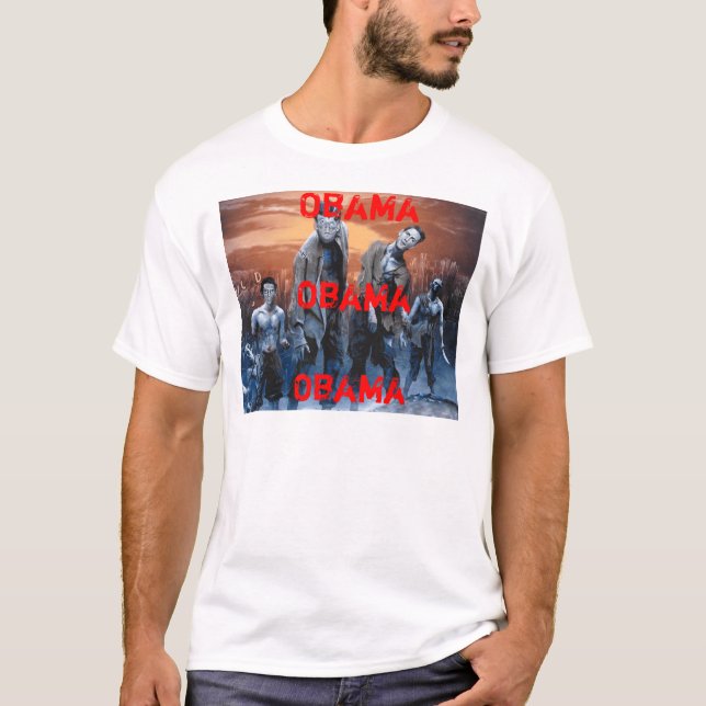 Camiseta Zombis para Obama (Anverso)
