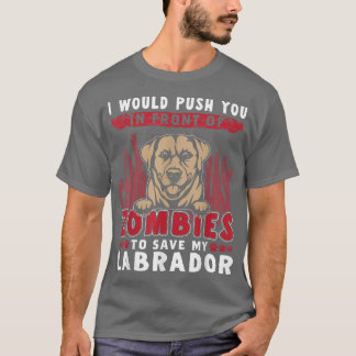 Camiseta Zombis para salvar a mi perro de Halloween de Labr