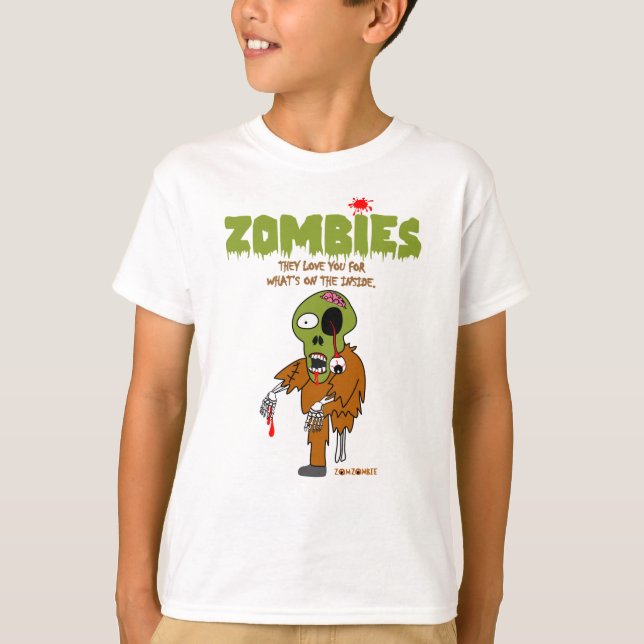 Camiseta Zombis te aman por lo que hay dentro (Anverso)