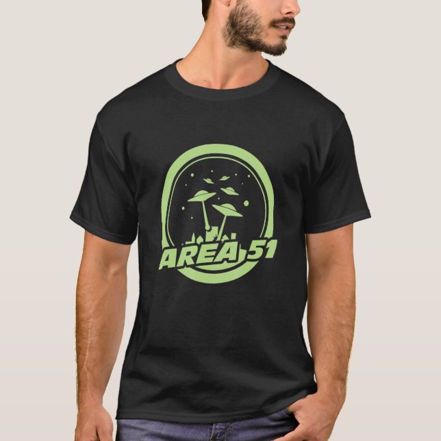 Camiseta Zona 51 Alien Nevada Para Paranormal Y Amigo De La (Anverso)