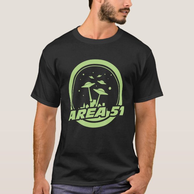 Camiseta Zona 51 Alien Nevada Para Paranormal Y Amigo De La (Anverso)