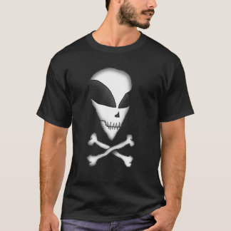 Camiseta - Zona 51 extraterrestres - Cráneo y hues
