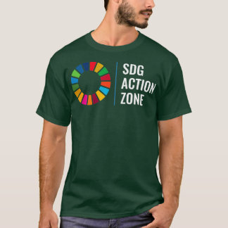 Camiseta Zona de acción de SDG Objetivos de Desarrollo Sost