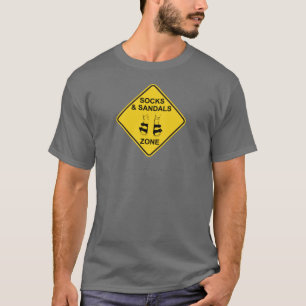 Camiseta Zona de calcetines y sandalias