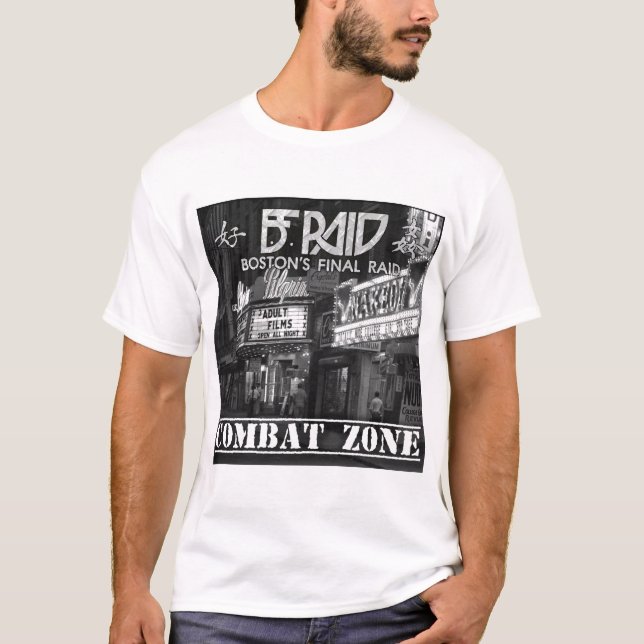 Camiseta Zona de Combate B.F. Raid Arte del Álbum (Anverso)