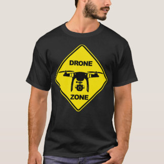 Camiseta Zona de drones divertido volar con drones