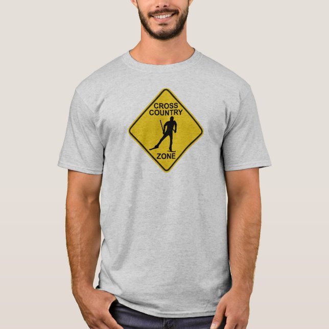 Camiseta Zona de esquí de fondo (Anverso)