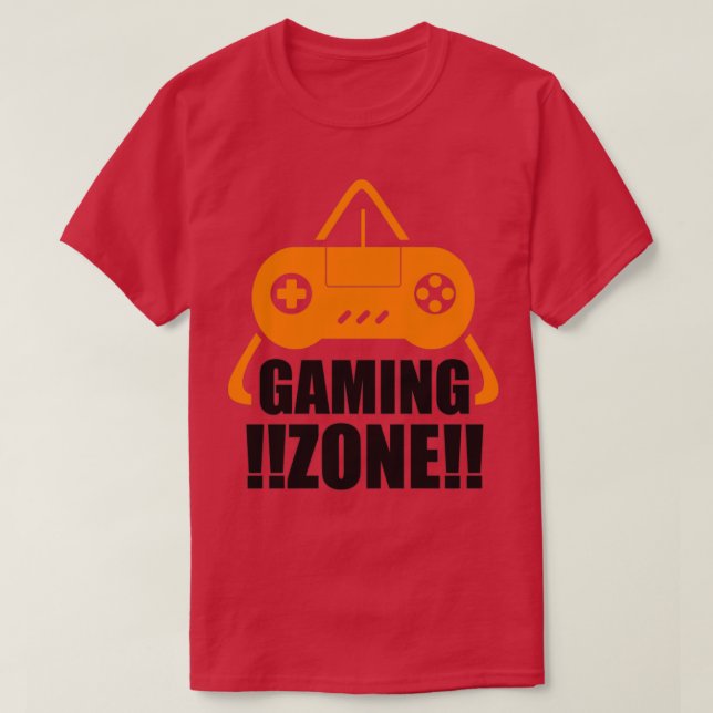 Camiseta zona de juegos (Diseño del anverso)