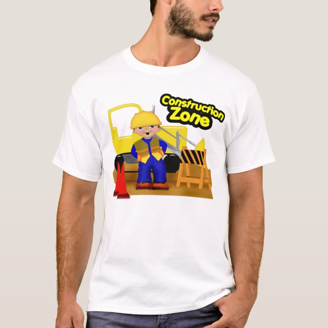 Camiseta Zona de la construcción (Anverso)