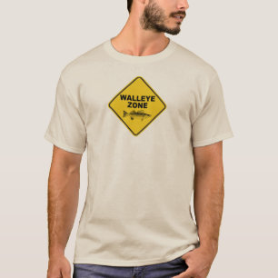 Camiseta Zona de pesca de Walleye