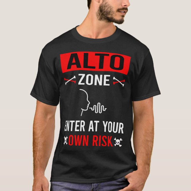 Camiseta Zona de riesgo Alto (Anverso)