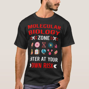 Camiseta Zona de Riesgo Biólogo Molecular Biología