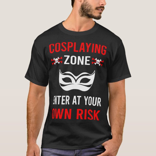 Camiseta Zona de riesgo Cosplay Cosplay (Anverso)