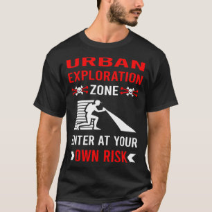 Camiseta Zona de riesgo Exploración urbana