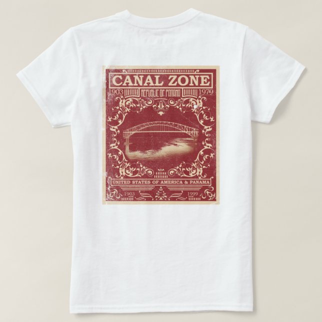 Camiseta Zona del Canal (Reverso del diseño)