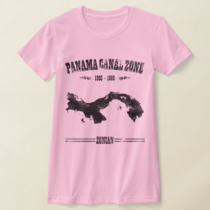 Camiseta Zona del Canal de Panamá, 1903-1999 y Zónico