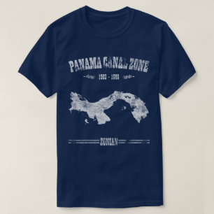 Camiseta Zona del Canal de Panamá, 1903-1999 y Zónico