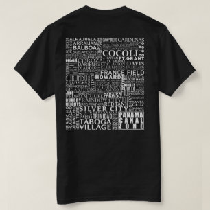 Camiseta Zona del Canal de Panamá Cada Ubicación