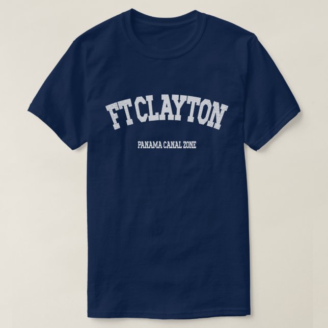 Camiseta Zona del Canal de Panamá: Ft. Clayton Sweatshirt (Diseño del anverso)