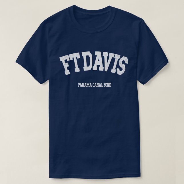 Camiseta Zona del Canal de Panamá: Ft. Davis Sweatshirt (Diseño del anverso)