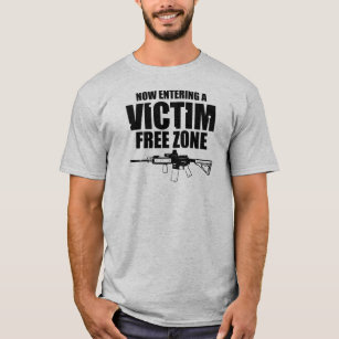 Camiseta Zona franca AR15 de la víctima