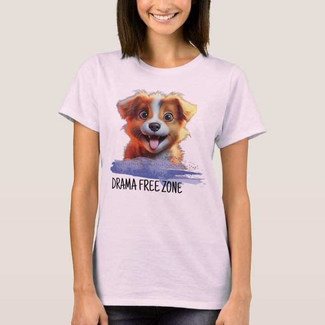 CAMISETA ZONA LIBRE DE DRAMA (Anverso)