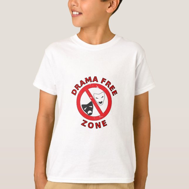 Camiseta Zona libre de dramas (Anverso)