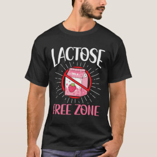Camiseta Zona libre de lactosa - Lactancia libre de leche I