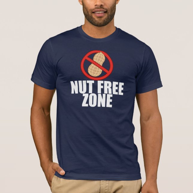 Camiseta Zona libre de nueces (Anverso)