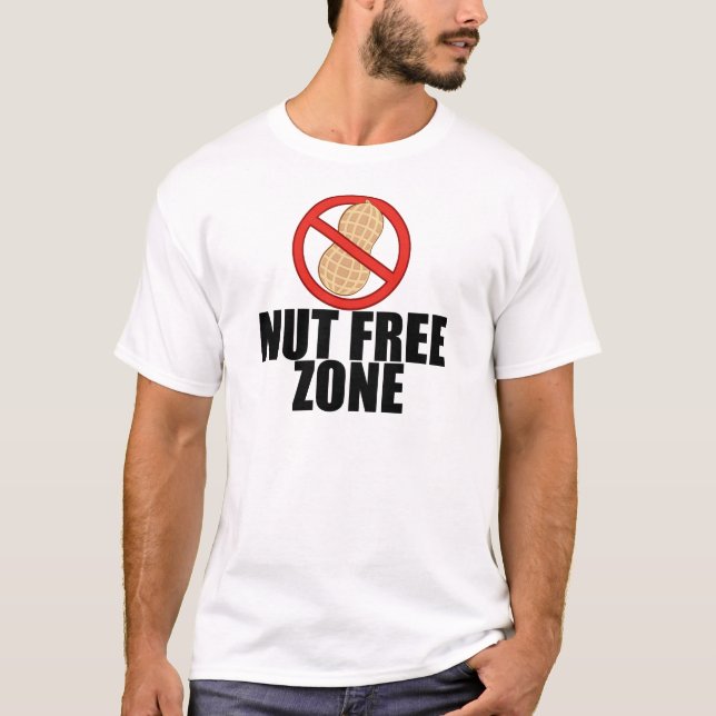 Camiseta Zona libre de nueces (Anverso)