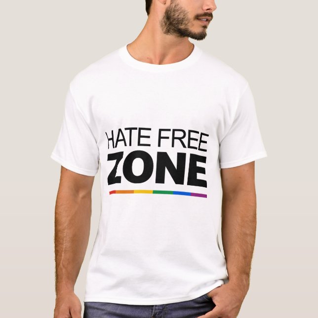 CAMISETA ZONA LIBRE DE ODIO (Anverso)