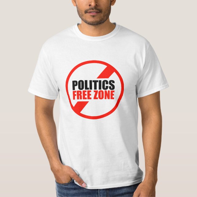 Camiseta Zona libre de política (Anverso)