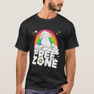 Camiseta Zona libre divertida pascua odio pascua