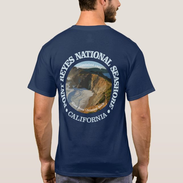 Camiseta Zona marítima nacional de Point Reyes (Reverso)