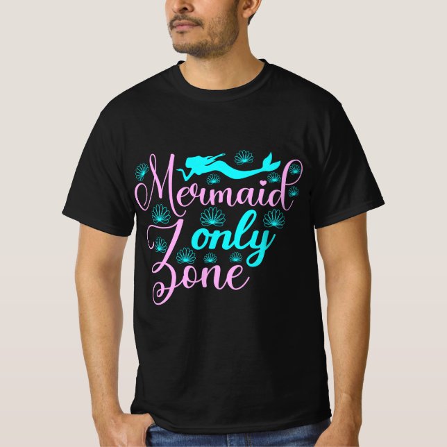 Camiseta Zona sólo de la sirena (Anverso)