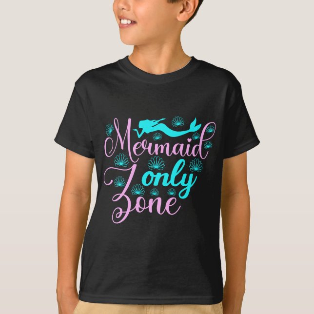 Camiseta Zona sólo de la sirena (Anverso)