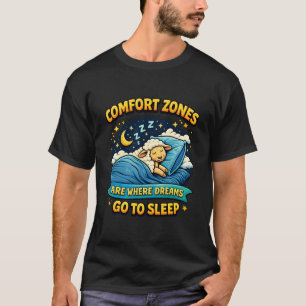 Camiseta Zonas de confort donde duermen las ovejas arte.