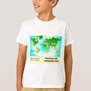 Camiseta Zonas de la ciencia, de la geografía, de los